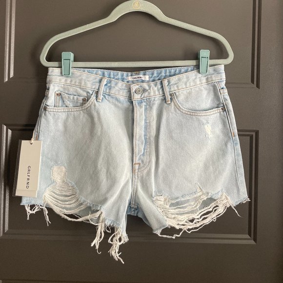 NWT GRLFRND Helena High-Rise Short, sz 28 - Picture 1 of 5